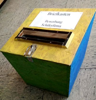 Briefkasten Schülerfirma
